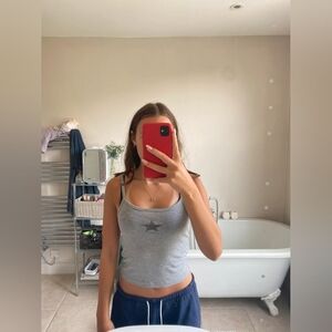 grey urban outfitters star top